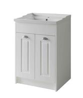 Kartell UK Astley Matt White Toilet And Basin Suite With Vanity Unit